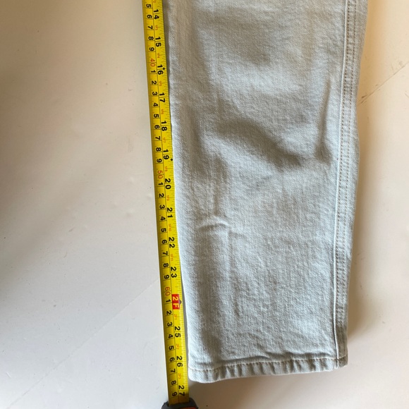Peserico Slim jeans with maxi dart in bleach washed comfort denim sz 6 - Picture 13 of 16